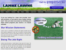 Tablet Screenshot of lawnfertilizingweedcontrolomaha.com